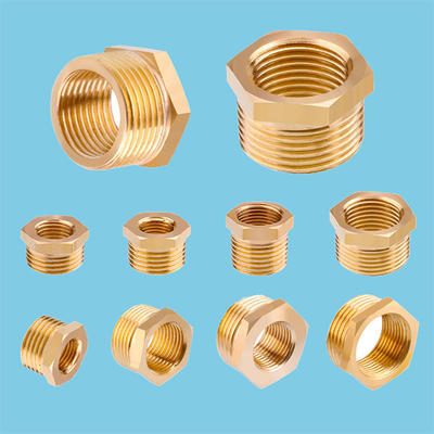 Brass Hose Fitting Hex Reducer Bushing M/F 1/8" 1/4" 3/8" 1/2" 3/4" BSP Male to Female change Coupler Connector Adapter