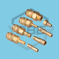 China Factory Push In Gas Pneumatic Quick Connectors Release Fittings Brass Coupling